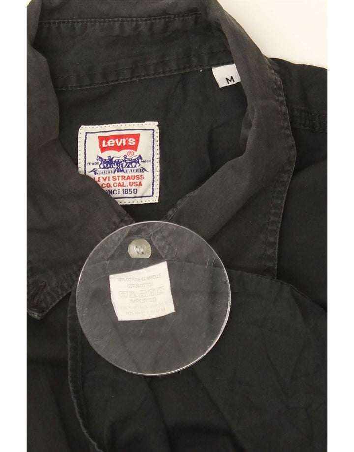 Camisa Levi's Hombre Mediana Algodón Negro