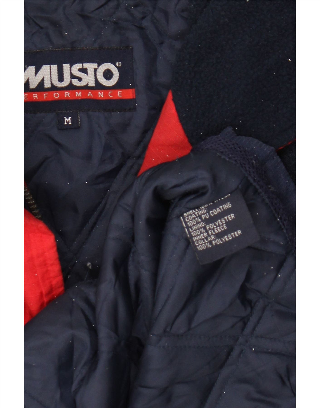 Musto Chaqueta cortavientos para hombre UK 38 Medium Azul marino Nylon