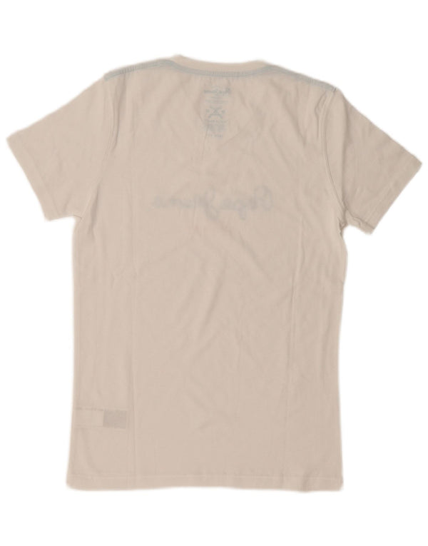 PEPE Jeans Camiseta gráfica para hombre Top Medium White Cotton