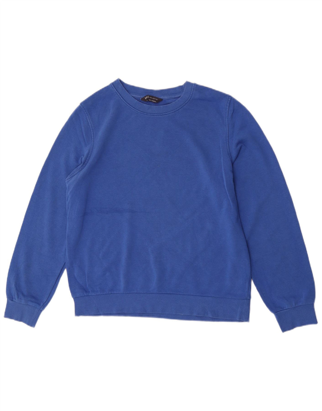 Marks & Spencer Sudadera para mujer Jumper UK 12 Algodón azul medio