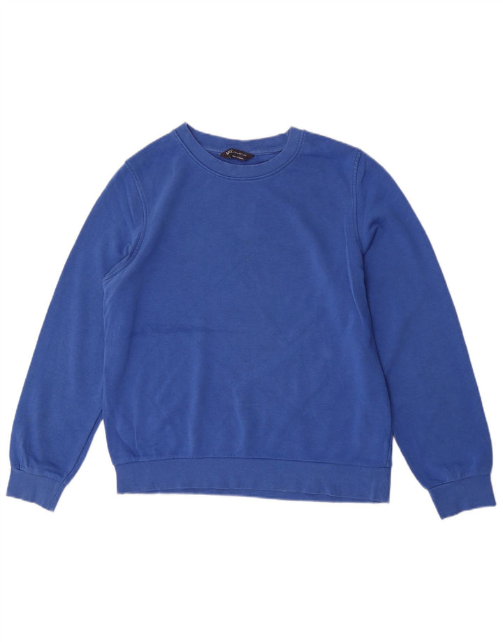 Marks & Spencer Sudadera para mujer Jumper UK 12 Algodón azul medio