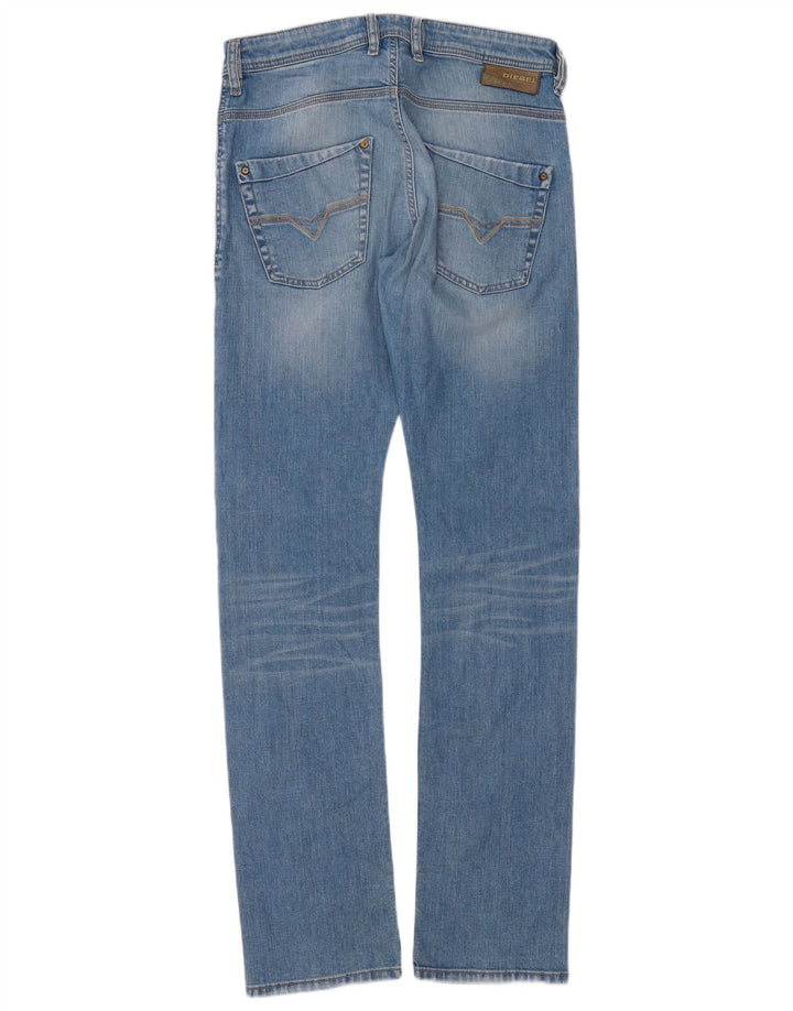 DIESEL Vaqueros Rectos Krooley Hombre W29 L34 Algodón Azul