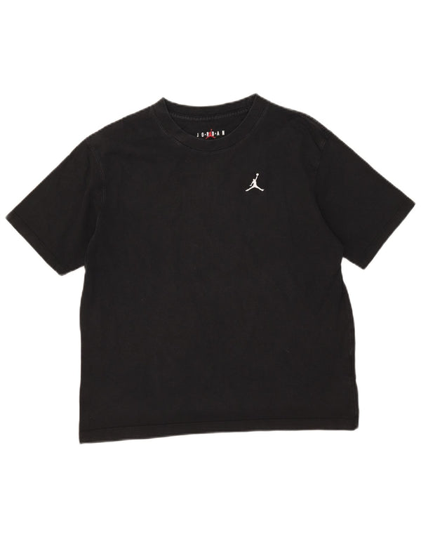 Jordan Camiseta para mujer Top UK 10 Small Black Cotton