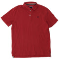 Crew Clothing Polo para hombre de algodón rojo grande