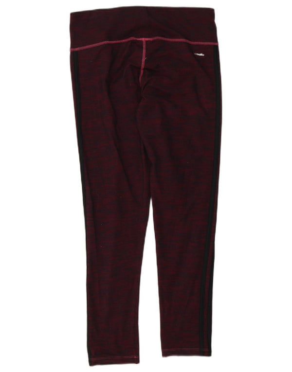 Adidas Leggings Climalite para mujer Reino Unido 12/14 Algodón moteado morado mediano