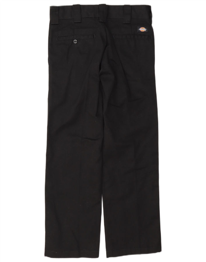 Dickies Pantalón chino recto y ajustado para mujer W28 L30 Poliéster negro