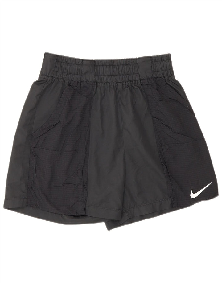 Pantalones cortos deportivos NIKE para mujer UK 10 Small Black Poliéster