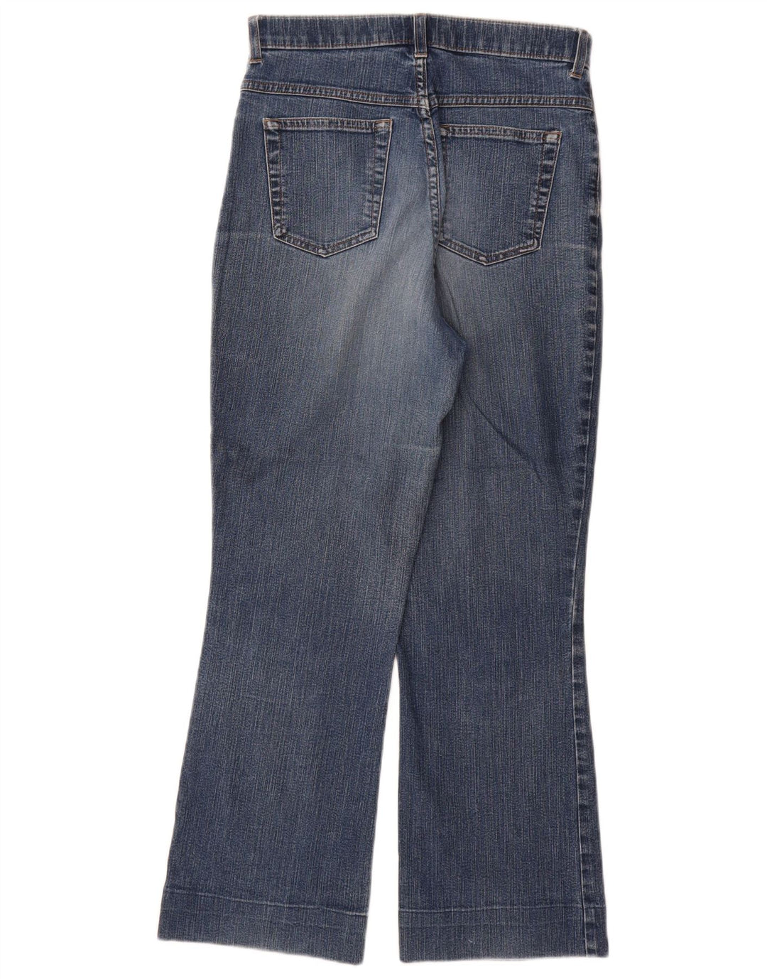 Marks & Spencer Vaqueros Bootcut para Mujer UK 12 Medium W28 L29 Algodón Azul