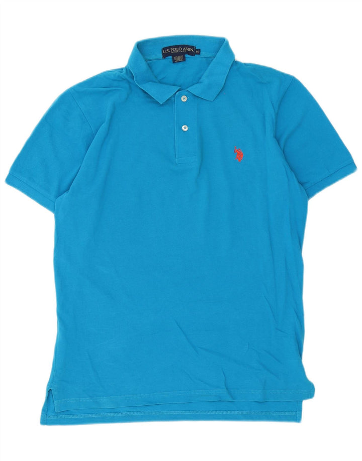 Asociación de Polo de EE. UU. Polo Hombre Algodón Azul Medio