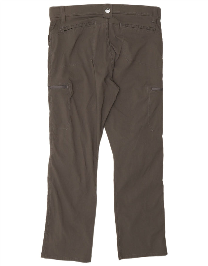 WRANGLER Pantalón cargo recto para hombre W36 L30 Nylon gris