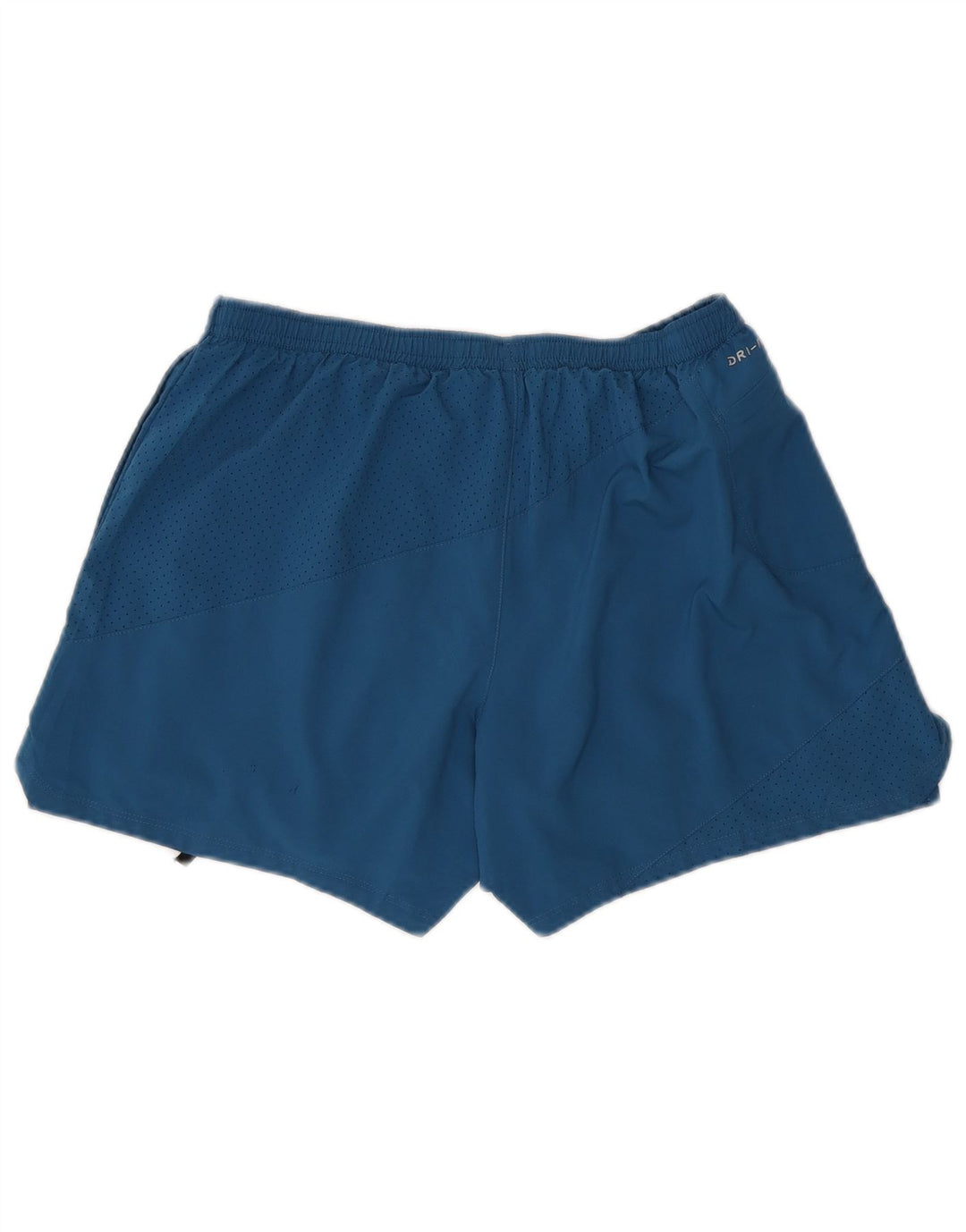 Nike - Pantalones cortos deportivos Dri Fit para hombre, poliéster azul grande
