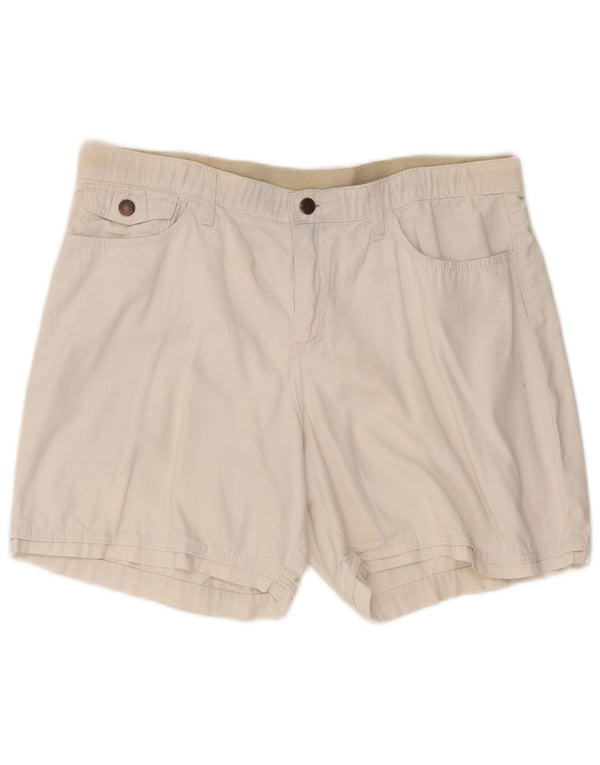 Lee Pantalones Cortos Casuales para Mujer W36 XL Blanco