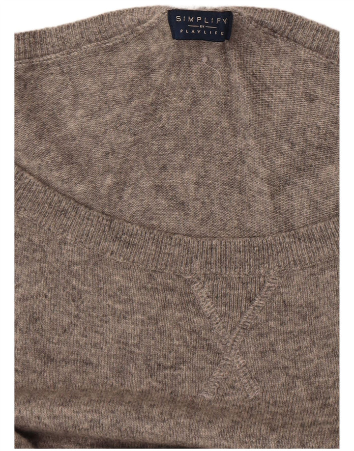 Playlife Vestido tipo jersey para mujer UK 10 Small Grey