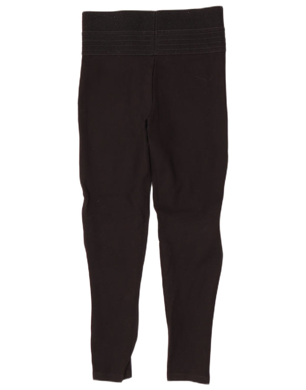 Zara Mujer Leggings Cintura Alta Mediano Negro Poliamida