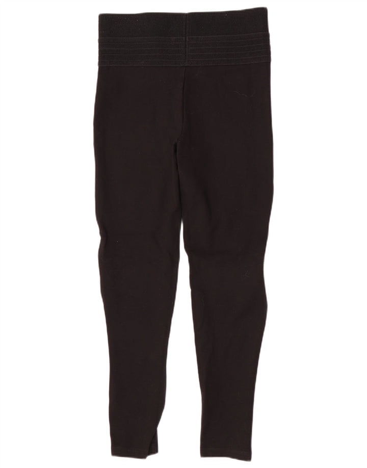 Zara Mujer Leggings Cintura Alta Mediano Negro Poliamida