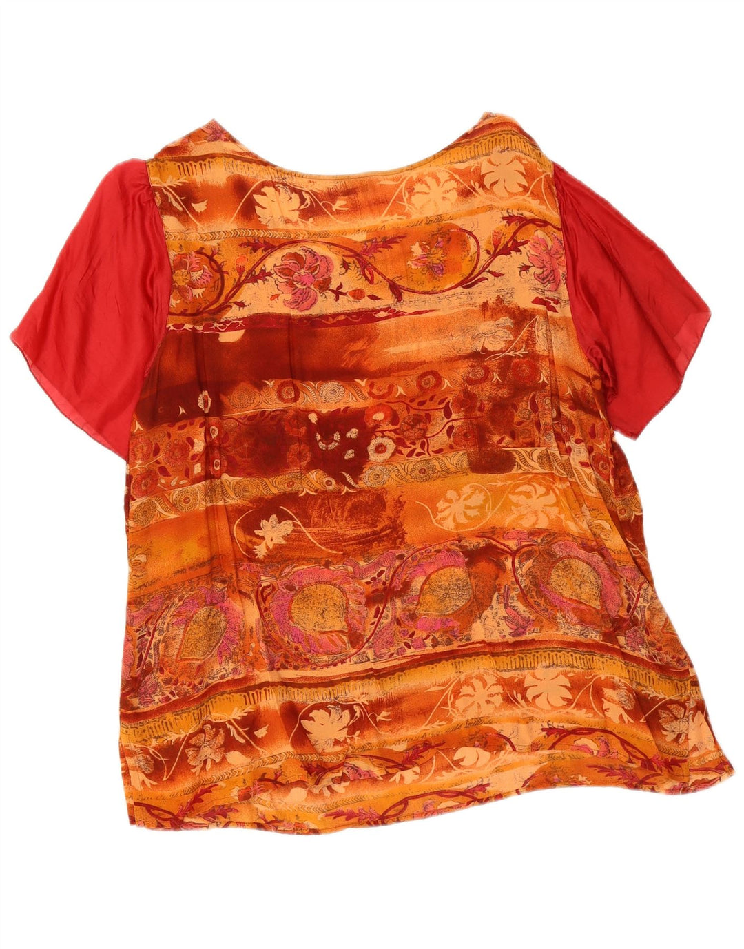 Luisa Spagnoli Blusa para Mujer Top UK 46 Grande Multicolor Floral