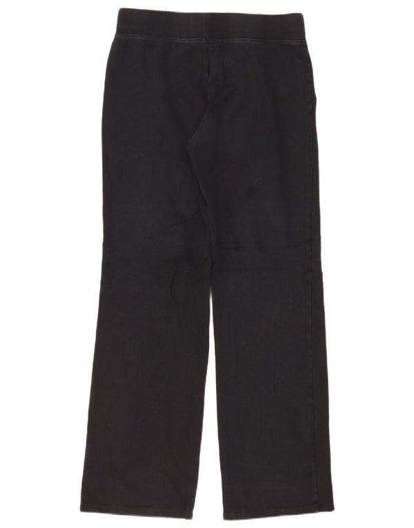 Marks & Spencer Pantalones Casuales Rectos para Mujer UK 12 Medium W30 L32 Negro