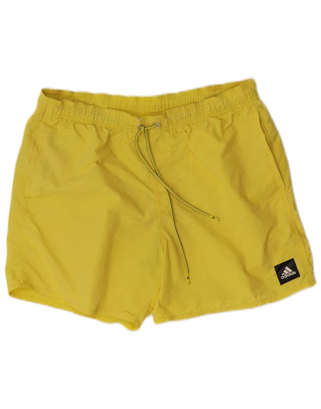 Adidas - Bañador para hombre, talla grande, nailon amarillo