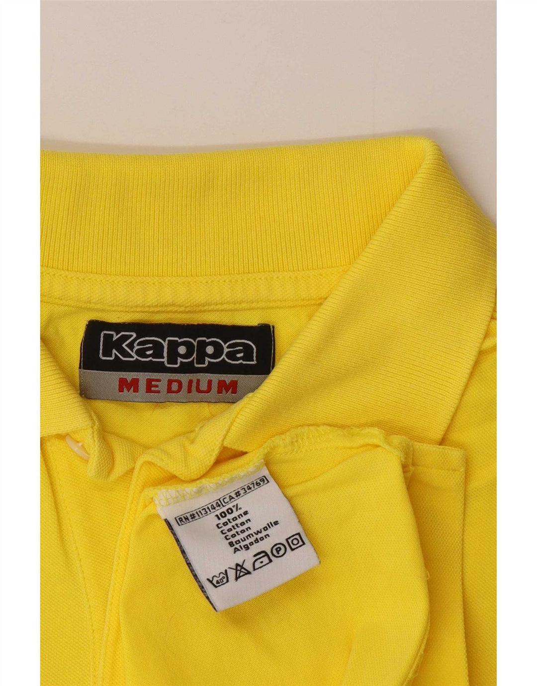 Polo Adidas Hombre Algodón Amarillo Medio