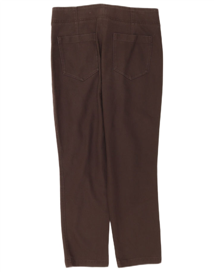 Massimo Dutti Pantalón Corto Recto Mujer EU 40 Medium W30 L26 Marrón