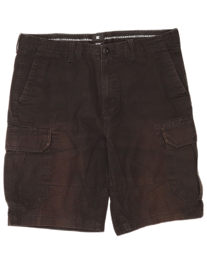DC Shorts cargo de ajuste relajado para hombre W33 Algodón negro mediano