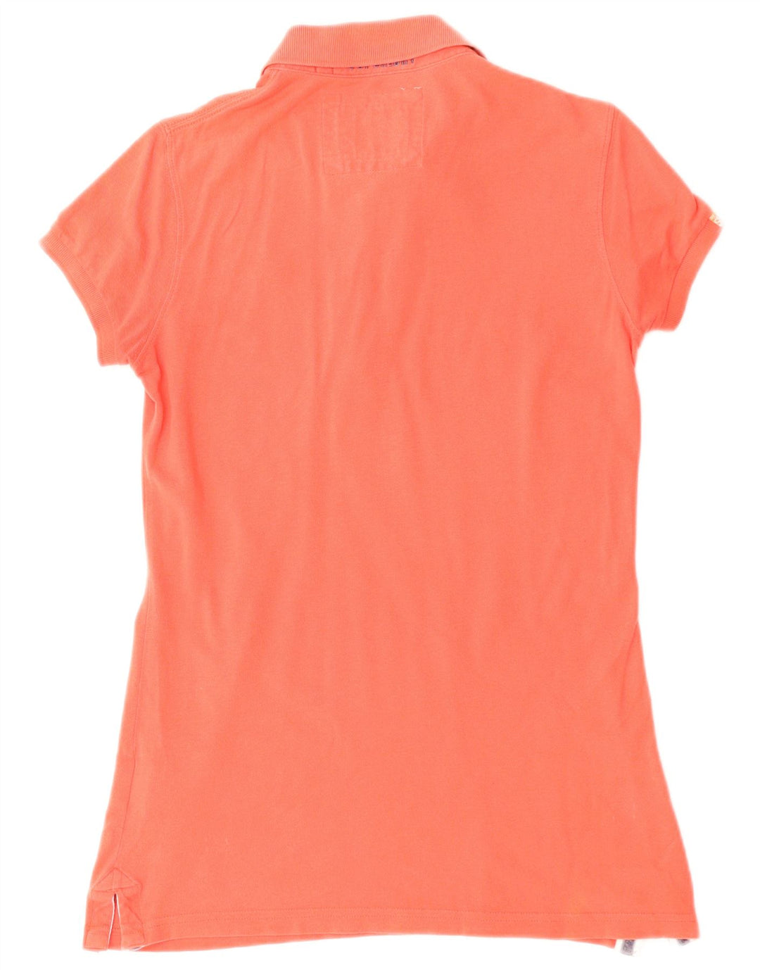 Superdry Polo Mujer UK 44 Grande Algodón Rojo