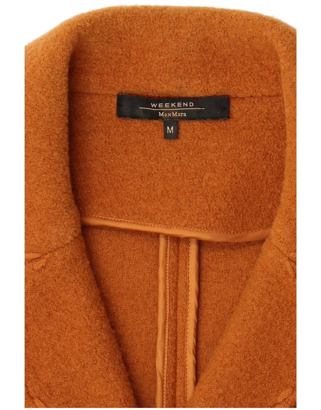 Max Mara - Chaqueta tipo blazer con 2 botones para mujer, talla 40, color naranja mediano