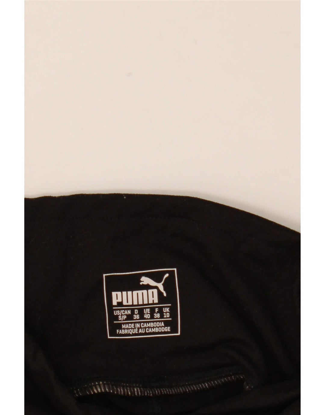 Puma Leggings para mujer Reino Unido 10 Pequeño Negro