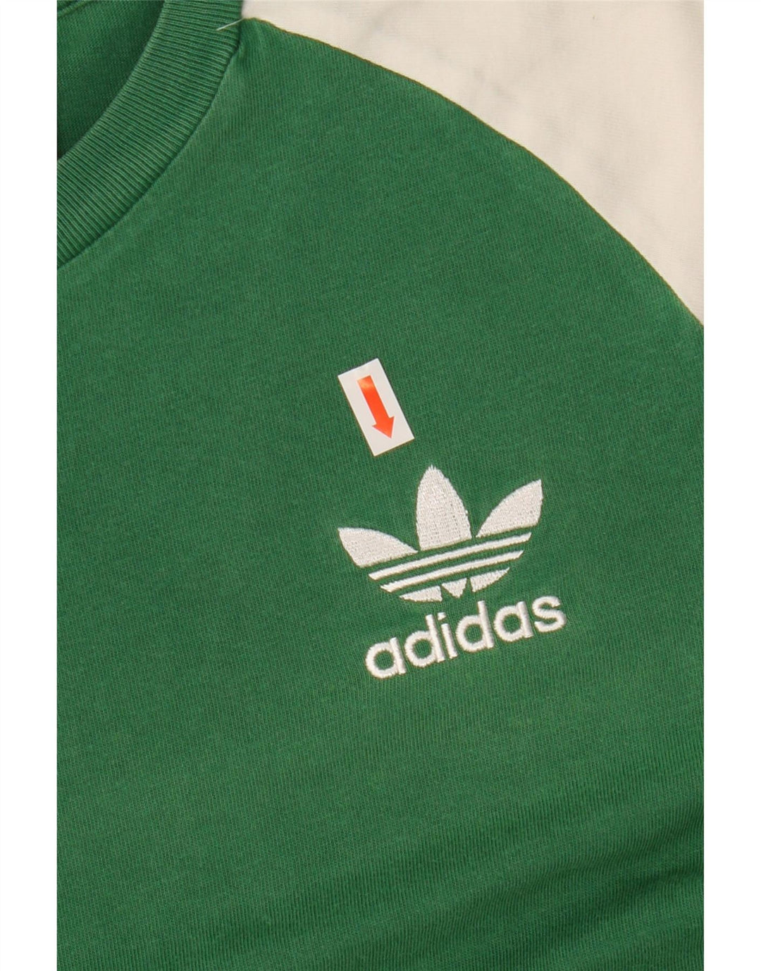 Adidas Hombre Camiseta Top Small Verde Colorblock Poliéster