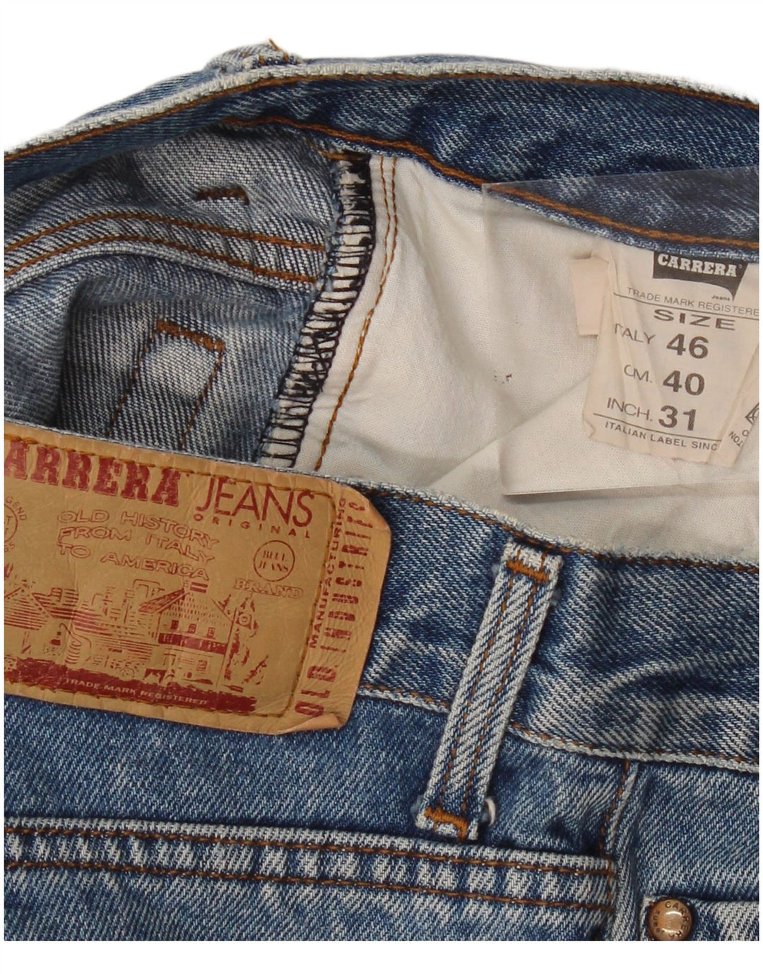 Vaqueros Carrera Hombre Rectos W31 L30 Algodón Azul