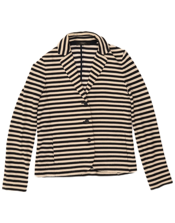 Max Mara Chaqueta Blazer de Fin de Semana para Mujer UK 12 Medium Azul Marino Náutico
