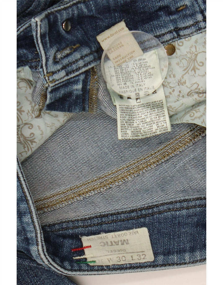 Diesel Mujer Matic Slim Jeans W30 L32 Algodón Azul