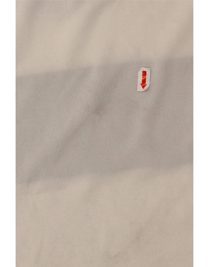 ADIDAS Camiseta de tenis para hombre Top Small Blanco Colorblock Poliéster