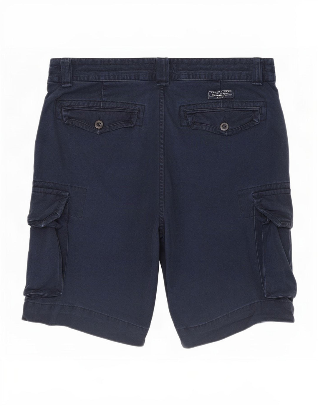 Ralph Lauren Pantalones cortos cargo para hombre W32 Algodón azul marino mediano