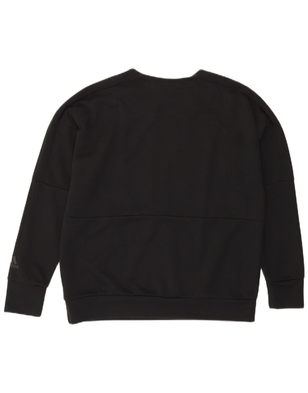 ADIDAS Sudadera para mujer Jumper UK 12/14 Medium Black Colourblock