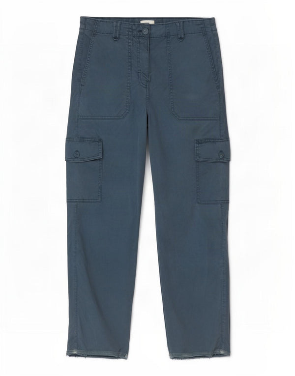 Marks & Spencer Pantalones cargo rectos para mujer UK 8 Small W26 L25 Azul