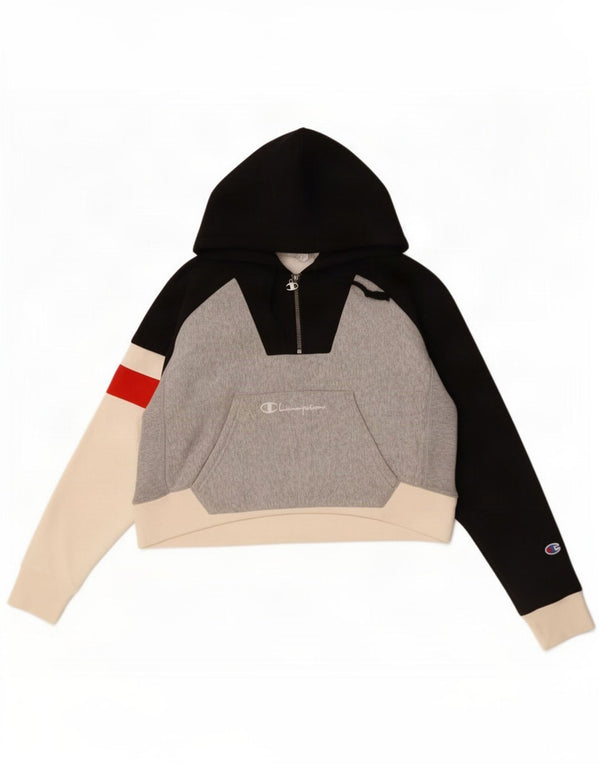 Champion Sudadera con capucha corta extragrande para mujer UK 10 Small Multicolor