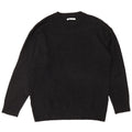 Zara - Jersey de cuello redondo para mujer, talla 40, talla mediana, viscosa negra