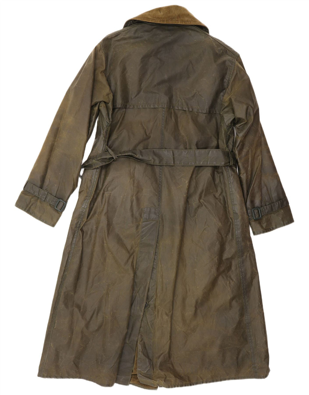 BARBOUR Gabardina de algodón encerado para mujer EU 34 XS Caqui Algodón Clásico