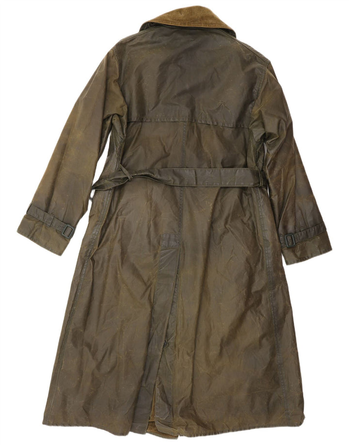 BARBOUR Gabardina de algodón encerado para mujer EU 34 XS Caqui Algodón Clásico