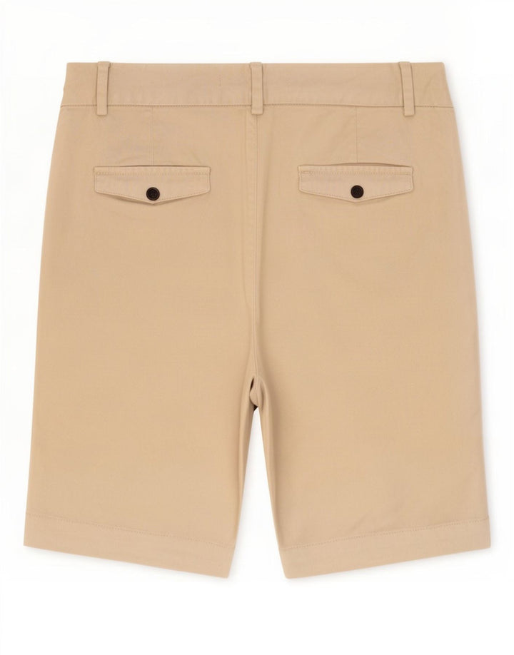 Zara Mujer Pantalones Cortos Chinos Grande W32 Beige