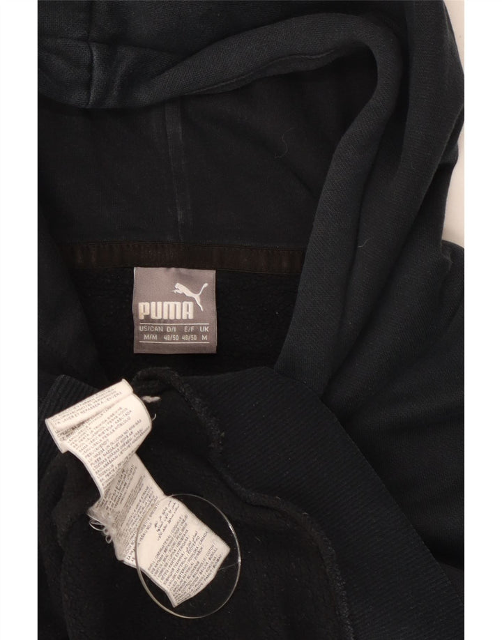 Puma Hombre Sudadera Con Capucha Jumper Medium Negro Algodón