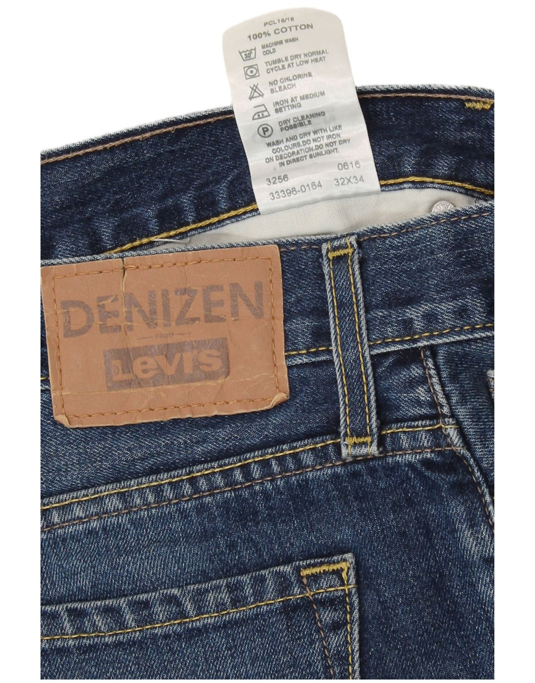 Vaqueros Levi's Hombre Rectos W32 L30 Algodón Azul