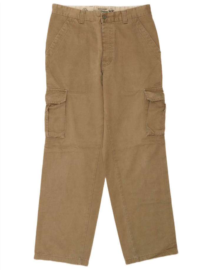 Dockers Pantalones Cargo Rectos Caquis Para Hombre W34 L32 Caqui