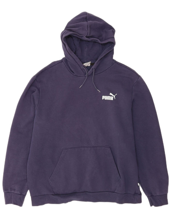 Puma Hombre Sudadera con capucha Jumper XL Azul Marino Algodón