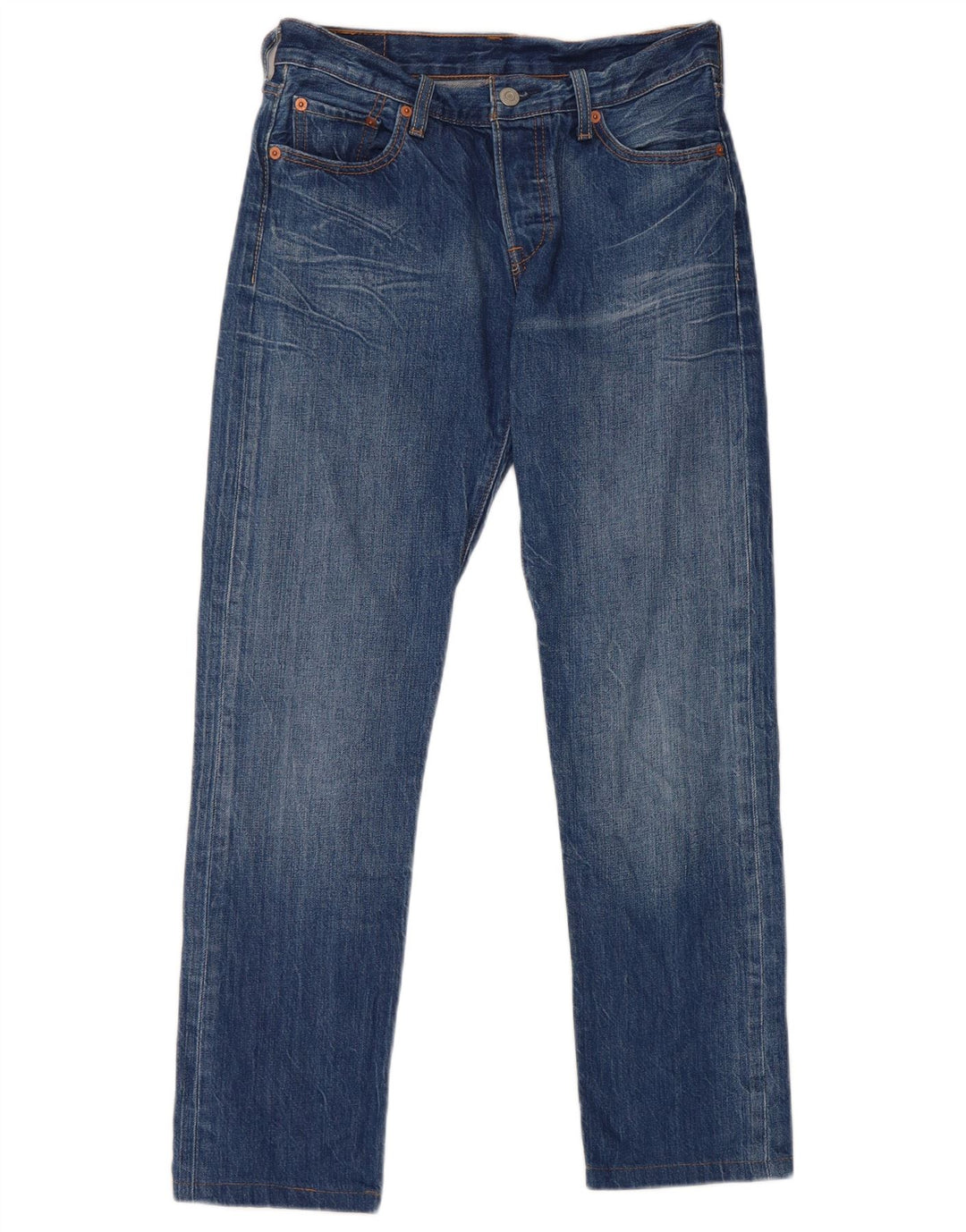 Vaqueros Levi's Mujer 501 Rectos W25 L27 Algodón Azul