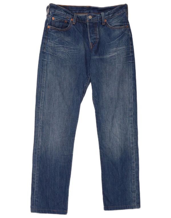 Vaqueros Levi's Mujer 501 Rectos W25 L27 Algodón Azul