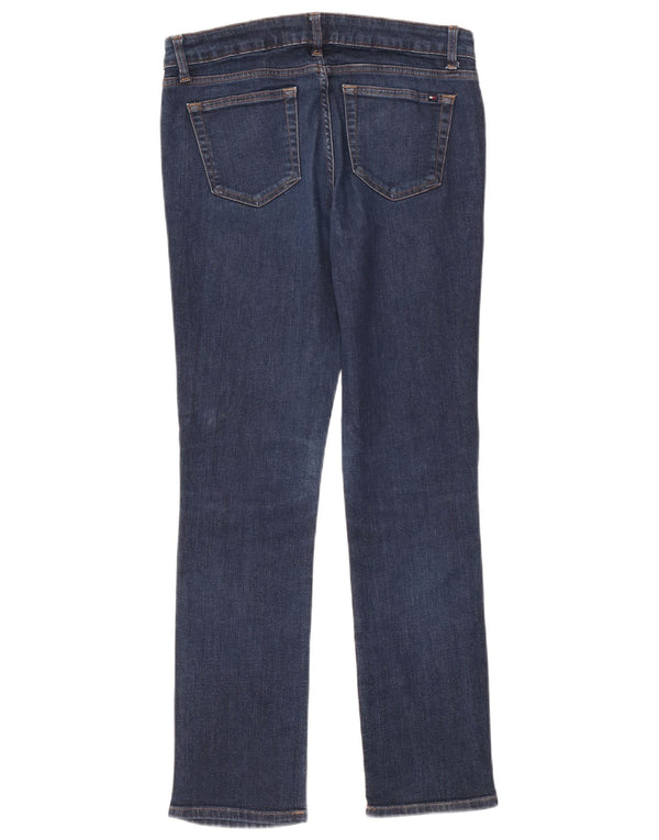 Tommy Hilfiger Jeans rectos para mujer EE. UU. 8 Medium W32 L31 Azul marino