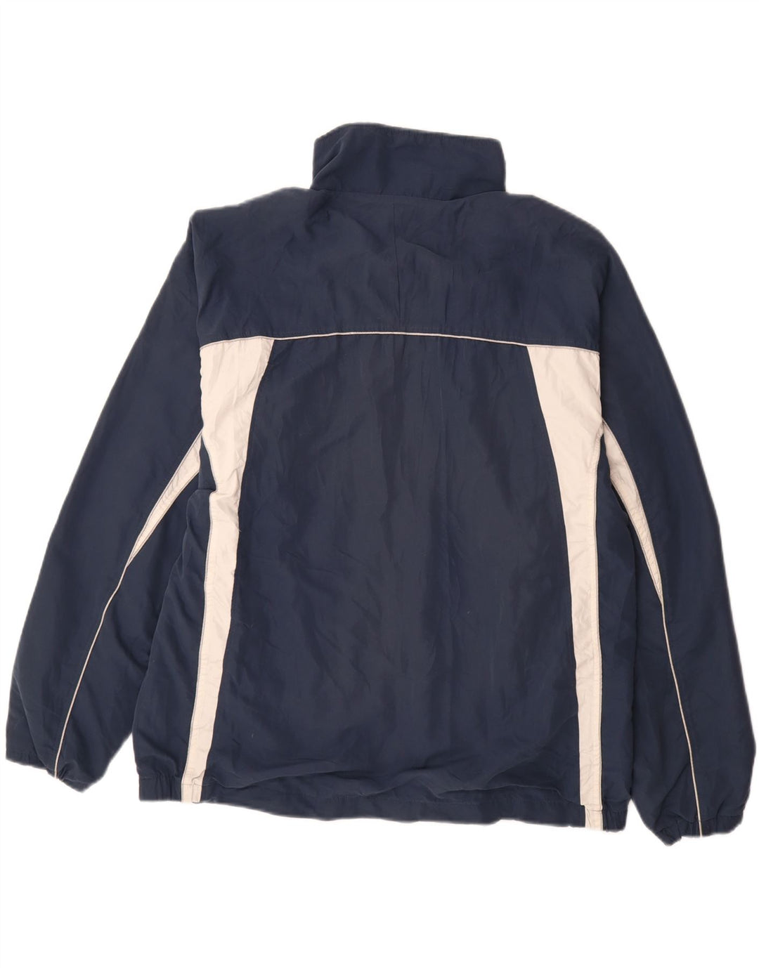 ASICS Hombre Chándal Top Jacket XL Azul Marino Colorblock Poliéster