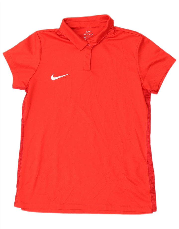 Nike - Polo Dri Fit para mujer, talla 40, color rojo